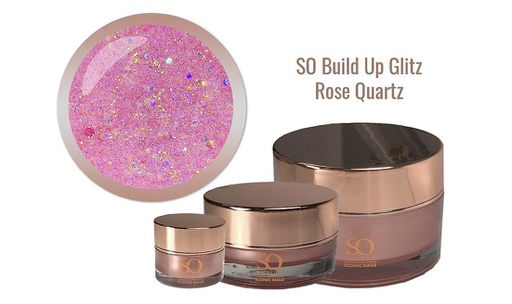 So Build Up Glitz Rose Quartz