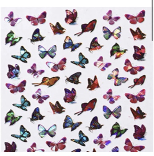 So Sticker Hollow Butterfly 200